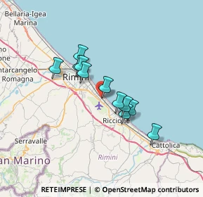Mappa Viale Lucerna, 47924 Rimini RN, Italia (5.23364)