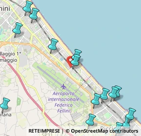 Mappa Viale Lucerna, 47924 Rimini RN, Italia (3.072)