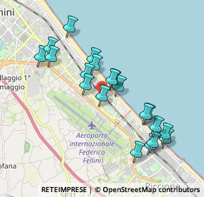 Mappa Viale Lucerna, 47924 Rimini RN, Italia (1.848)