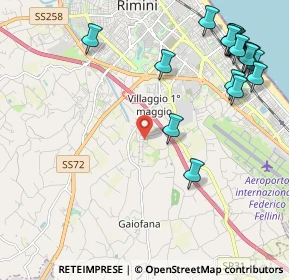 Mappa Via Argentina Altobelli, 47924 Rimini RN, Italia (2.87)
