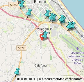 Mappa Via Argentina Altobelli, 47924 Rimini RN, Italia (2.67071)