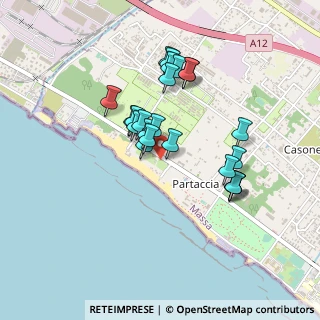 Mappa Via delle Pinete, 54100 Marina di Massa MS, Italia (0.38261)