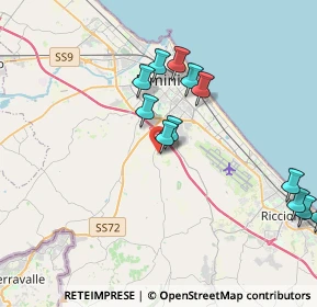 Mappa Via Ca' Sabbioni, 47924 Rimini RN, Italia (4.115)