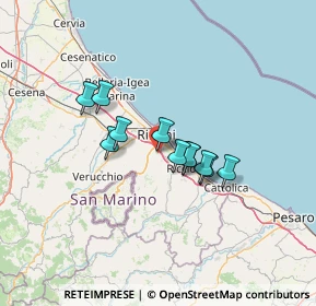 Mappa Via Argentina Altobelli, 47900 Rimini RN, Italia (9.69818)