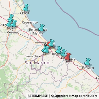 Mappa Via Argentina Altobelli, 47900 Rimini RN, Italia (17.60615)