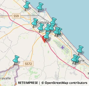 Mappa Via Argentina Altobelli, 47900 Rimini RN, Italia (3.96643)