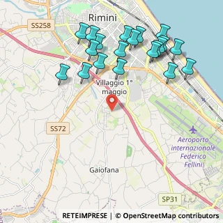 Mappa Via Argentina Altobelli, 47900 Rimini RN, Italia (2.438)