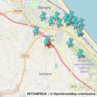 Mappa Via Argentina Altobelli, 47900 Rimini RN, Italia (2.47353)