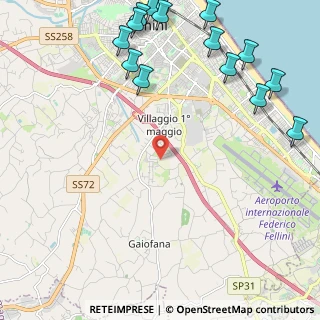 Mappa Via Argentina Altobelli, 47900 Rimini RN, Italia (3.19933)