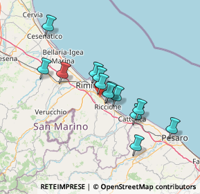 Mappa SS16, 47924 Rimini RN, Italia (11.79538)