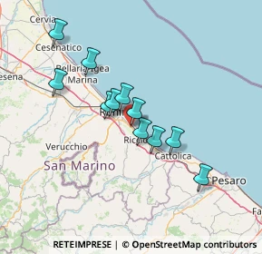 Mappa SS16, 47924 Rimini RN, Italia (11.68091)