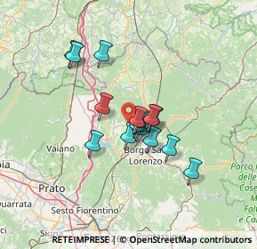 Mappa Via della Pieve, 50038 Scarperia e San Piero FI, Italia (10.072)