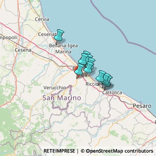 Mappa Via Pianazzo, 47923 Rimini RN, Italia (8.23727)