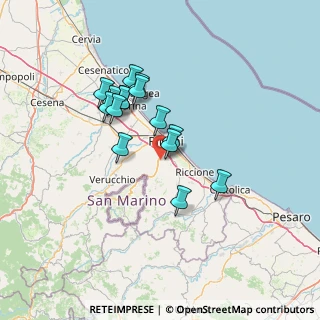 Mappa Via Pianazzo, 47923 Rimini RN, Italia (11.668)