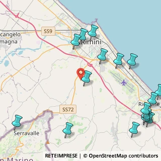 Mappa Via Pianazzo, 47923 Rimini RN, Italia (6.21188)