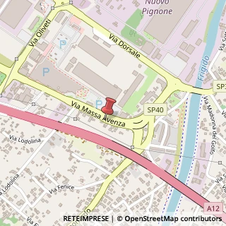 Mappa Via Massa Avenza, 3, 54100 Massa, Massa-Carrara (Toscana)