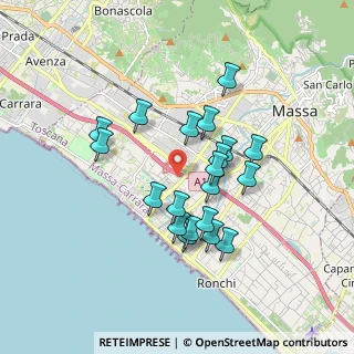 Mappa Via Acquarella, 54100 Massa MS, Italia (1.559)