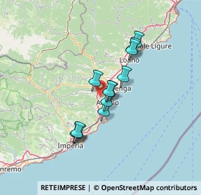 Mappa Monte Tirasso, 17021 Alassio SV, Italia (10.46083)