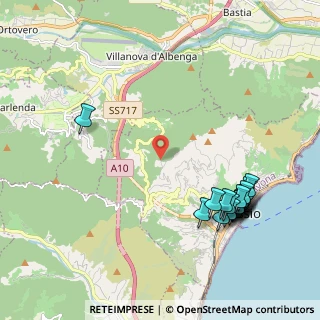 Mappa Monte Tirasso, 17021 Alassio SV, Italia (2.526)