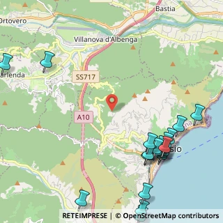 Mappa Monte Tirasso, 17021 Alassio SV, Italia (3.111)