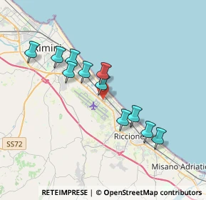 Mappa Losanna, 47924 Rimini RN, Italia (3.35909)