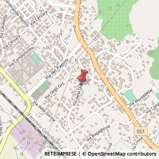 Mappa Via della Quercia,  60, 54100 Massa, Massa-Carrara (Toscana)