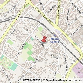 Mappa Via XXIV Maggio, 2, 54100 Massa, Massa-Carrara (Toscana)