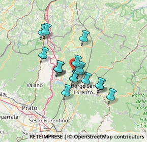 Mappa Via di Montepoli, 50038 Scarperia e San Piero FI, Italia (10.66941)