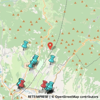 Mappa Via di Grezzano, 50032 Borgo San Lorenzo FI, Italia (6.865)
