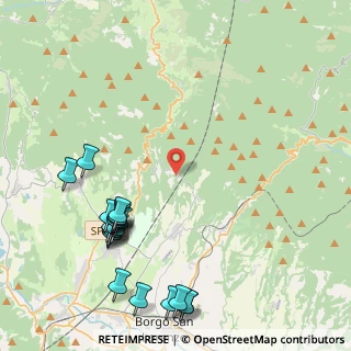 Mappa Via di Grezzano, 50032 Borgo San Lorenzo FI, Italia (5.465)