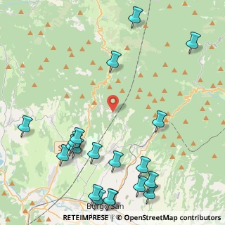 Mappa Via di Grezzano, 50032 Borgo San Lorenzo FI, Italia (5.988)