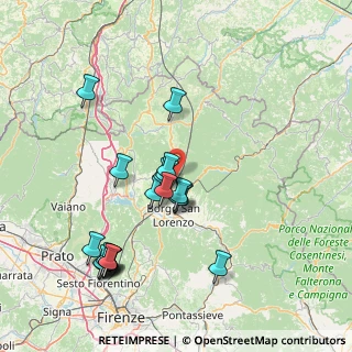 Mappa Via di Grezzano, 50032 Borgo San Lorenzo FI, Italia (16.2315)