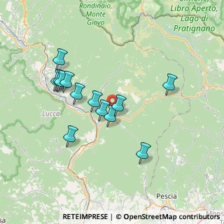 Mappa Località Mulino di Fronzola, 55022 Bagni di Lucca LU, Italia (6.88769)
