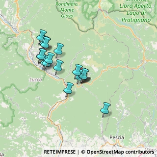 Mappa Località Mulino di Fronzola, 55022 Bagni di Lucca LU, Italia (6.23474)