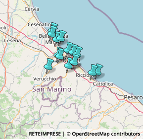 Mappa Via Renata Tebaldi, 47924 Rimini RN, Italia (8.59929)