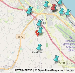 Mappa Via Renata Tebaldi, 47924 Rimini RN, Italia (2.58462)