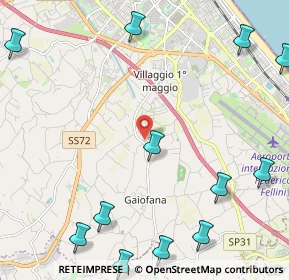 Mappa Via Renata Tebaldi, 47924 Rimini RN, Italia (3.2225)