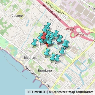 Mappa Via Trento, 54100 Massa MS, Italia (0.23375)