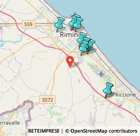 Mappa Via Luciano Lama, 47923 Rimini RN, Italia (3.51727)