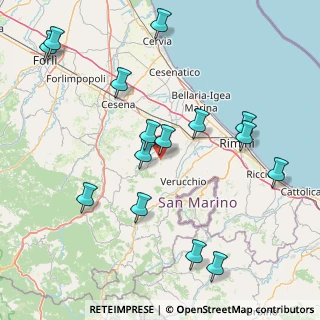 Mappa 47030 Borghi FC, Italia (18.63467)