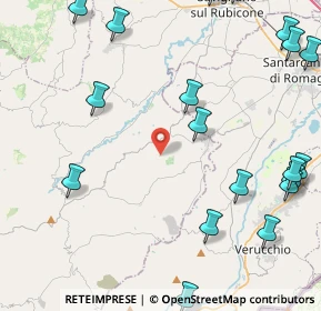 Mappa 47030 Borghi FC, Italia (6.2875)