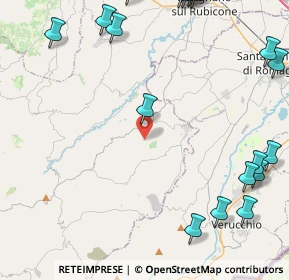 Mappa 47030 Borghi FC, Italia (6.6875)