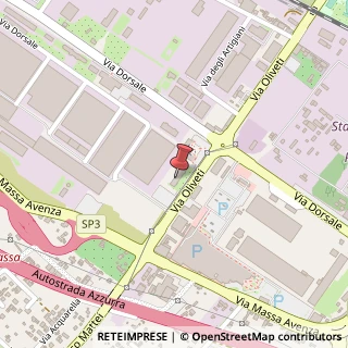 Mappa Via degli Oliveti, 110, 54100 Massa, Massa-Carrara (Toscana)