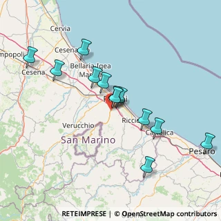 Mappa Via Consolare Rimini-San Marino, 47923 Rimini RN, Italia (14.39583)