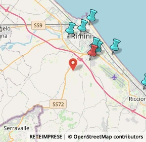 Mappa Via Sabanelle, 47923 Rimini RN, Italia (5.65727)
