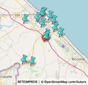 Mappa Via Giuseppe Babbi, 47924 Rimini RN, Italia (3.26786)