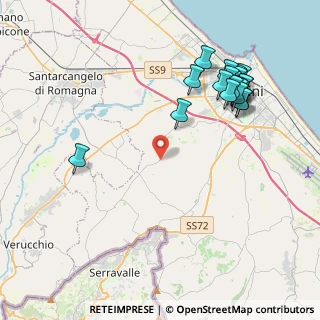 Mappa Via Santa Cristina, 47923 Rimini RN, Italia (4.725)