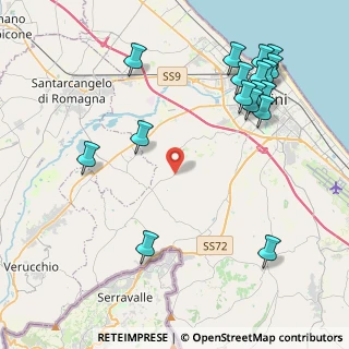 Mappa Via Santa Cristina, 47923 Rimini RN, Italia (5.22412)