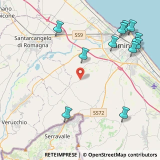 Mappa Via Santa Cristina, 47923 Rimini RN, Italia (5.75909)