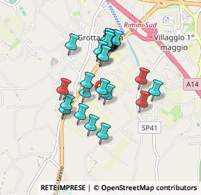 Mappa Via Consolare Rimini-San Marino, 47924 Rimini RN, Italia (0.75556)